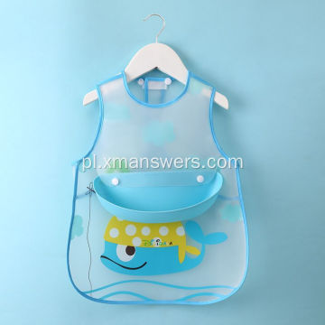 Łatwe do czyszczenia śliniaki silikonowe dla niemowląt/dzieci/dzieci